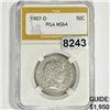 Image 1 : 1907-O Barber Half Dollar PGA - MS64
