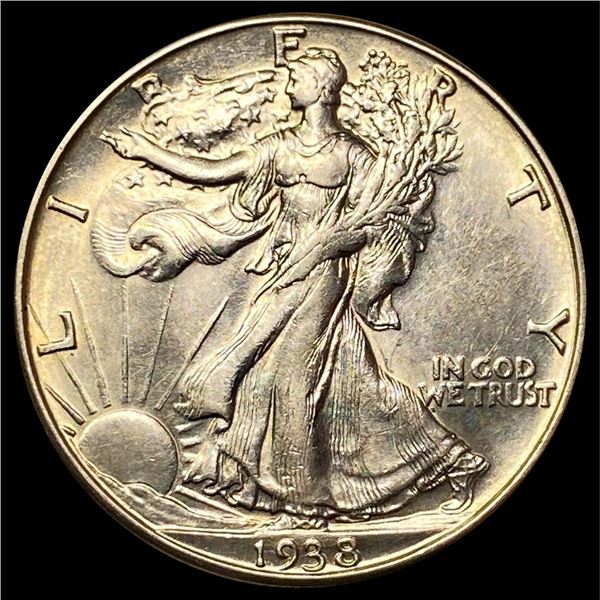 1938-D Walking Liberty Half Dollar UNCIRCULATED