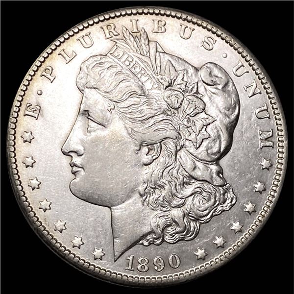 1890-CC Morgan Silver Dollar CLOSELY UNCIRCULATED