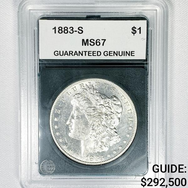 1883-S Morgan Silver Dollar GG - MS67