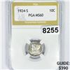 Image 1 : 1924-S Mercury Silver Dime PGA - MS60