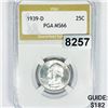 Image 1 : 1939-D Washington Silver Quarter PGA - MS66