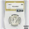 Image 1 : 1917 Walking Liberty Half Dollar PGA - MS63