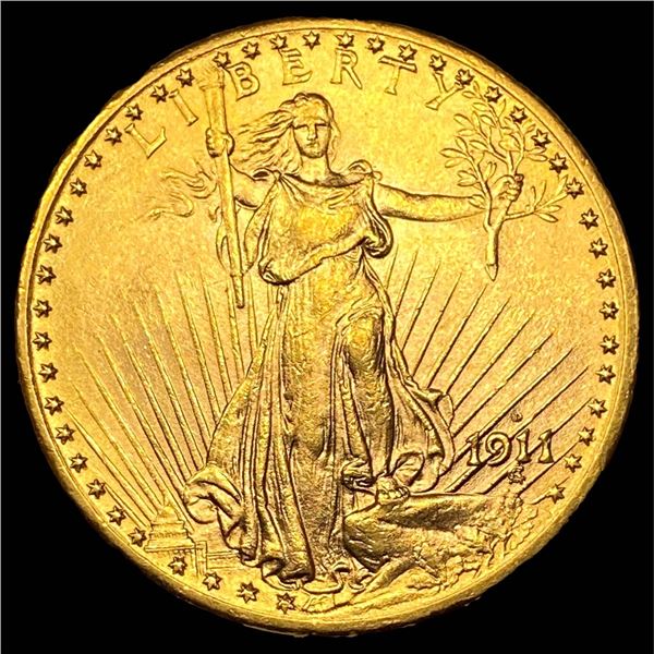 1911-D $20 Gold Double Eagle UNCIRCULATED
