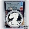Image 1 : 2022-W 1st Day of Issue Silver Eagle PCGS - PR69