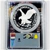 Image 2 : 2022-W 1st Day of Issue Silver Eagle PCGS - PR69