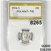 Image 1 : 1916-S Mercury Silver Dime PGA - MS67+ FSB