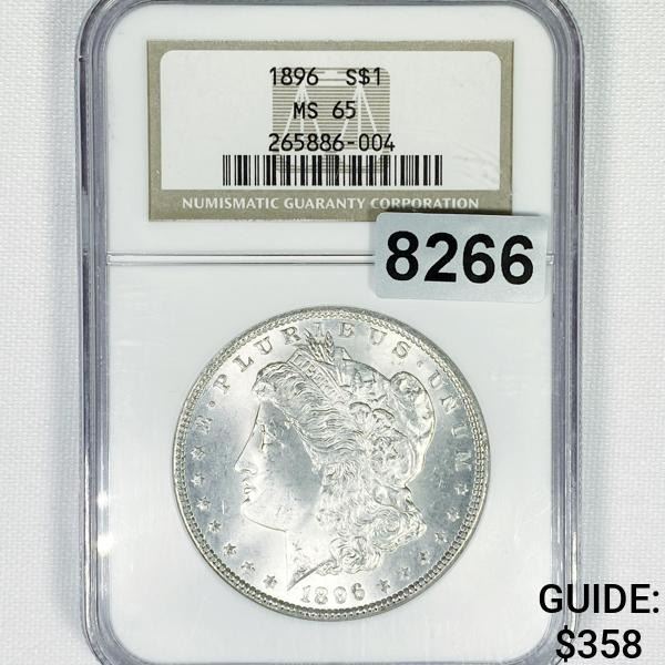 1896 Morgan Silver Dollar NGC - MS65