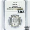 Image 1 : 1949 Franklin Half Dollar NGC - MS65 FBL