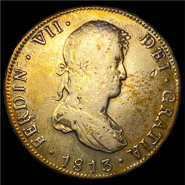 1813 Bolivia 8 Reales LIGHTLY CIRCULATED