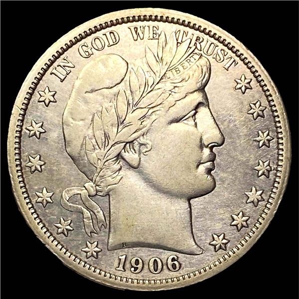 1906-O Barber Half Dollar CLOSELY UNCIRCULATED