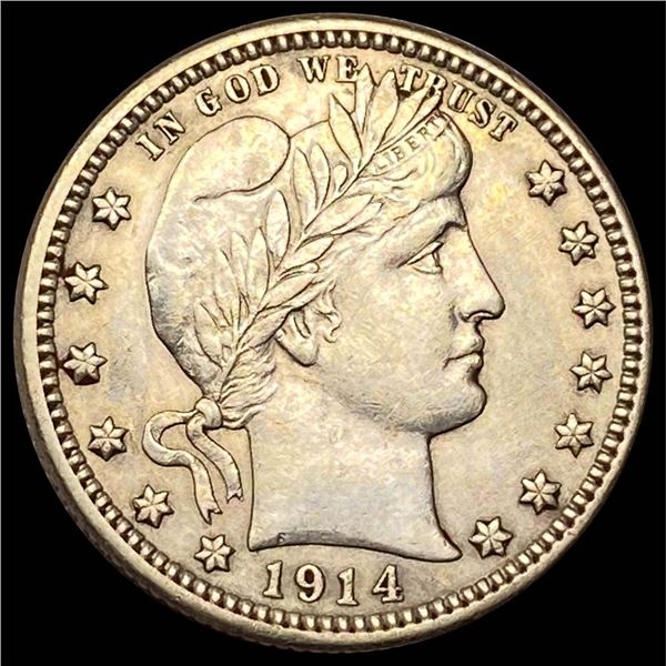 1914 Barber Quarter CLOSELY UNCIRCULATED