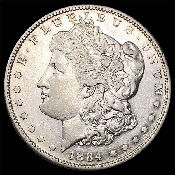 1884-S Morgan Silver Dollar CLOSELY UNCIRCULATED