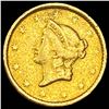 Image 1 : 1851 Rare Gold Dollar ABOUT UNCIRCULATED