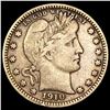 Image 1 : 1910-D Barber Quarter ABOUT UNCIRCULATED