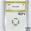 Image 1 : 1855 Silver Three Cent PGA - AU58