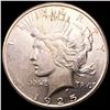 Image 1 : 1925-S Silver Peace Dollar CLOSELY UNCIRCULATED