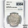 Image 1 : 1880-S Morgan Silver Dollar NGC - MS65