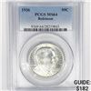 Image 1 : 1936 Robinson Half Dollar PCGS - MS64