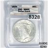 Image 1 : 1923 Dallas Hoard Silver Peace Dollar ICG - MS65