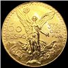 Image 1 : 1947 Mexico Gold 50 Pesos ABOUT UNCIRCULATED