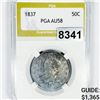 Image 1 : 1837 Capped Bust Half Dollar PGA - AU58