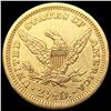 Image 2 : 1861 $2.50 Gold Quarter Eagle UNCIRCULATED