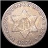 Image 1 : 1852 Silver Three Cent ABOUT UNCIRCULATED
