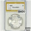 Image 1 : 1883 Morgan Silver Dollar PGA - MS65+