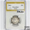 Image 1 : 1893 Isabella Silver Half Dollar PGA - MS64