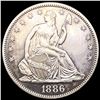 Image 1 : 1886 Seated Liberty Half Dollar UNCIRCULATED