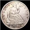 Image 1 : 1854 Seated Liberty Half Dollar CLOSELY UNC