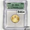 Image 1 : 1999 $10 Gold Eagle ICG - MS70