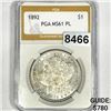 Image 1 : 1892 Morgan Silver Dollar PGA - MS61PL