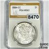 Image 1 : 1884-CC Morgan Silver Dollar PGA - MS63