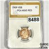 Image 1 : 1909 VDB Wheat Cent PGA - MS65RD