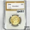 Image 1 : 1896 $10 Gold Eagle PGA - MS63