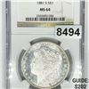 Image 1 : 1881-S Morgan Silver Dollar NGC - MS64