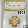Image 1 : 1901 Indian Head Cent PGA - MS66RD