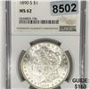 Image 1 : 1890-S Morgan Silver Dollar NGC - MS62
