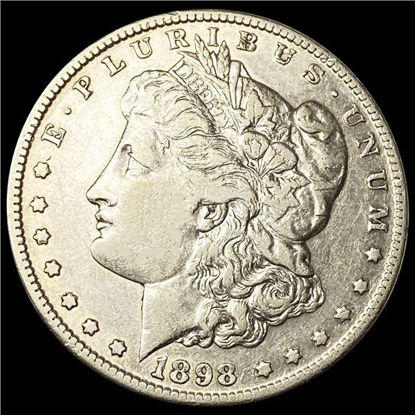 1898-S Morgan Silver Dollar ABOUT UNCIRCULATED
