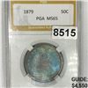 Image 1 : 1879 Seated Liberty Half Dollar PGA - MS65