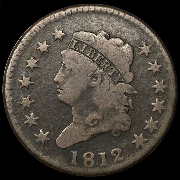 1812 Large Cent NICELY CIRCULATED