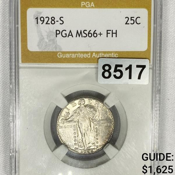 1928-S Standing Liberty Quarter PGA - MS64+ FH