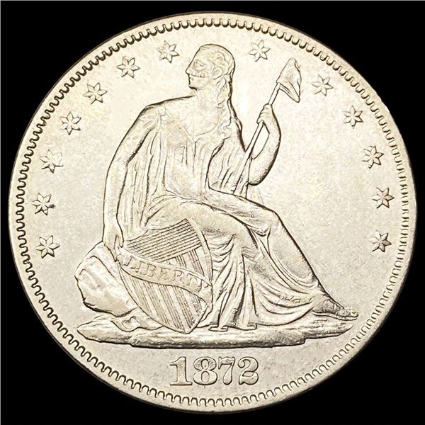 1872 Seated Liberty Half Dollar UNCIRCULATED