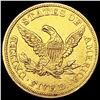 Image 2 : 1861 $5 Gold Half Eagle UNCIRCULATED