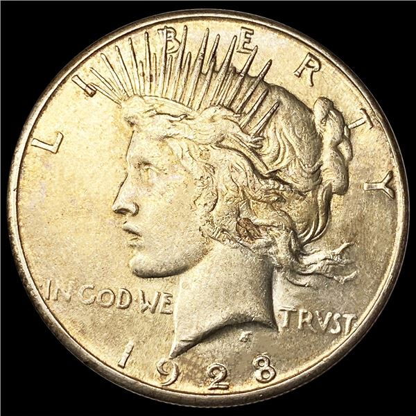1928-S Silver Peace Dollar NEARLY UNCIRCULATED