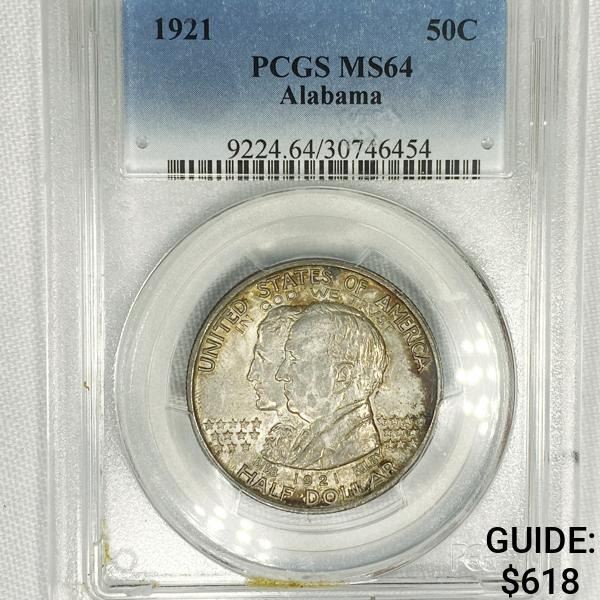 1921 Alabama Half Dollar PCGS - MS64