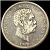 Image 1 : 1883 Kingdom of Hawaii Half Dollar ABOUT UNC