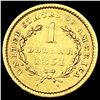 Image 2 : 1851 Rare Gold Dollar UNCIRCULATED